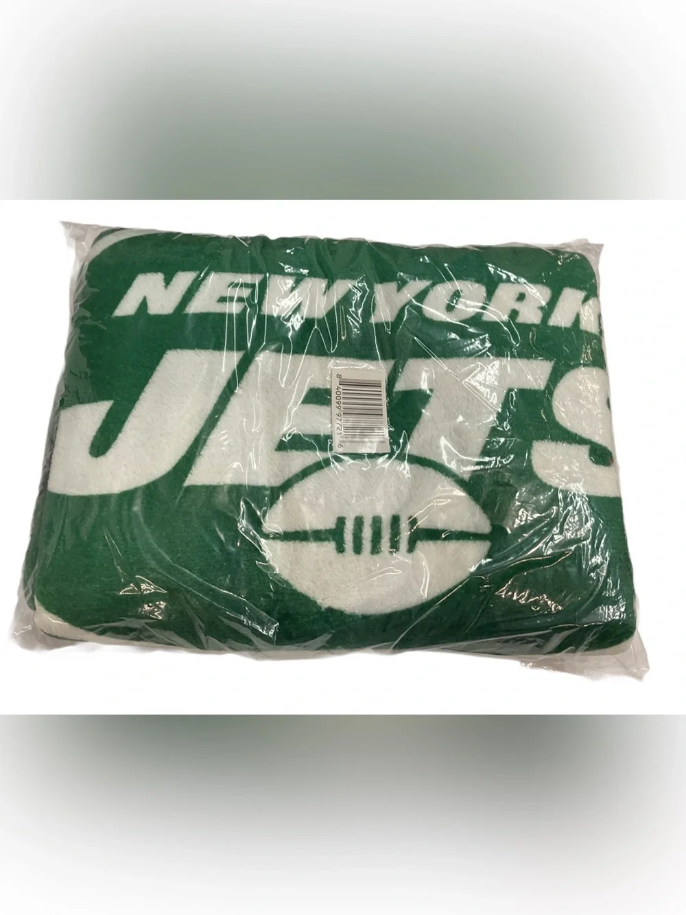 NFL New York Jets Clear Tote with Green Logo Throw